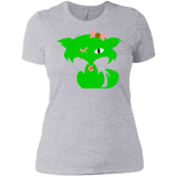 Lime Green Kitten with Stop Bullying on Back Heather Gray T-Shirt