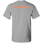 Youth Royal Blue and Orange Fly Kat Stop Bullying Short Sleeve T-Shirts