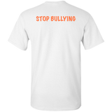 Youth Royal Blue and Orange Fly Kat Stop Bullying Short Sleeve T-Shirts