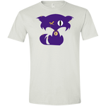 Purple Kat White T-Shirt with Medallion on Back