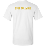 Youth Purple & Gold Fly Kat Stop Bullying T-Shirts in Multi-color