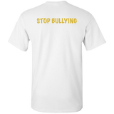 Youth Purple & Gold Fly Kat Stop Bullying T-Shirts in Multi-color