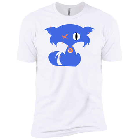 Royal Blue Kat Stop Bullying White T-Shirt