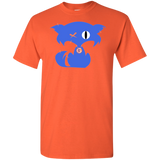 Youth Royal Blue and Orange Fly Kat T-Shirts in Multi-color with Medallion on Back