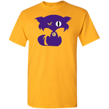 Youth Purple and Gold Fly Kat T-Shirts in Multi-color with Medallion on Back