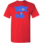 Youth Royal Blue and Orange Fly Kat T-Shirts in Multi-color with Medallion on Back