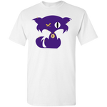 Purple Kat Stop Bullying White T-Shirt