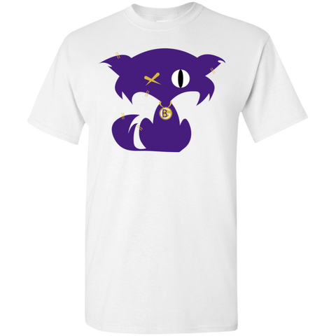 Purple Kat Stop Bullying White T-Shirt