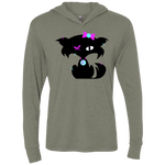 Fly Kitten in Multi-color Hooded T-Shirts with Signature on Back