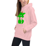 Fly Kitten Pink Kids Hoodie